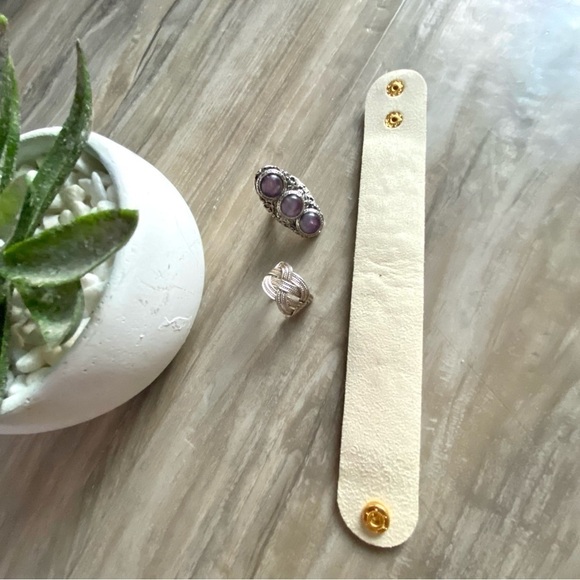 Beautiful stone boho magnetic bracelet w Gypsy zen hippy vibe - Picture 9 of 9